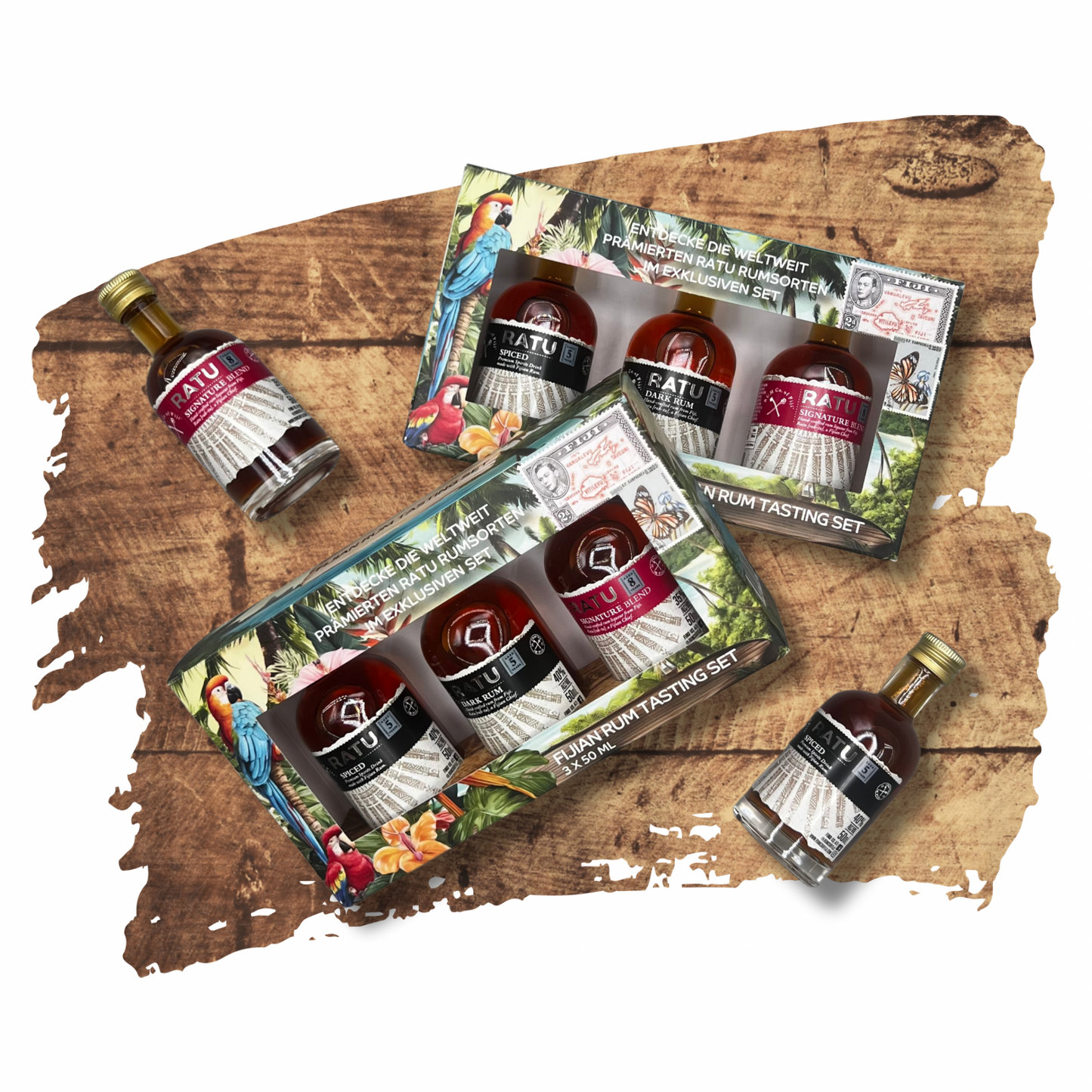 RATU Rum Miniaturen Set 3 x 50 ml
