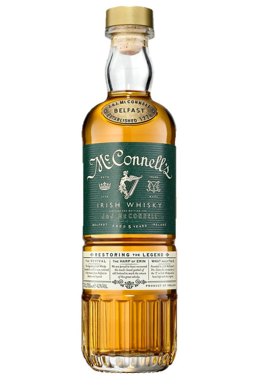 Mc Connell`s Irish Whisky 5YO, 700 ML, 42%